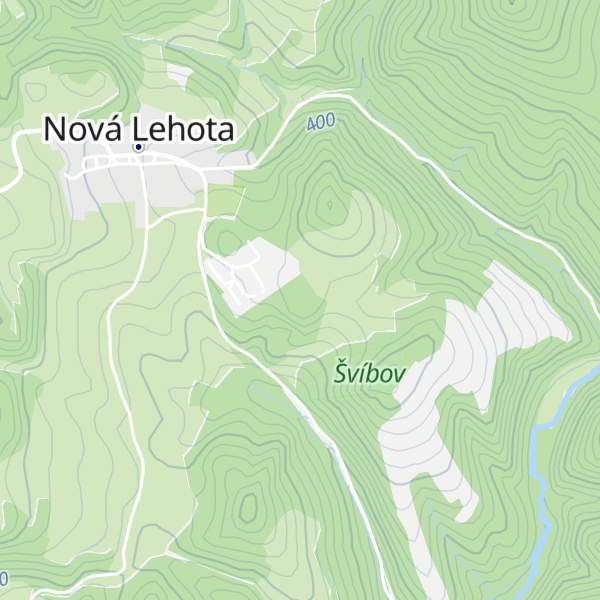 Map of Chata Poľovného združenia Bezovec