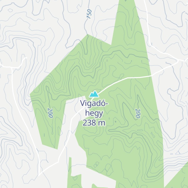 Map of Vigadó-hegy