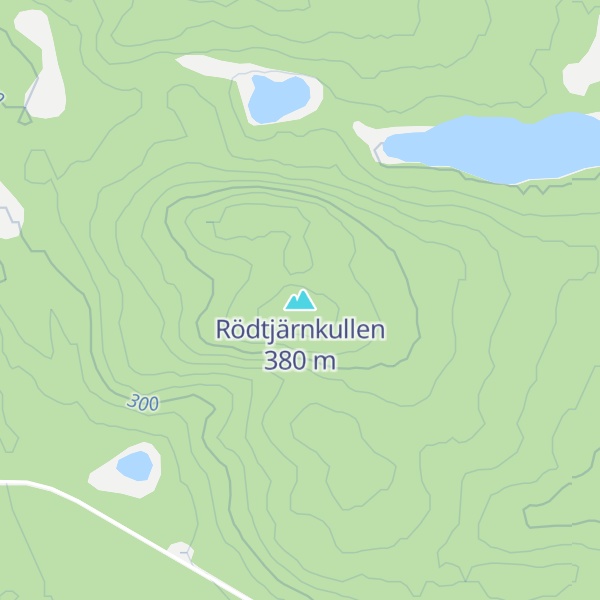 Map of Rödtjärnkullen