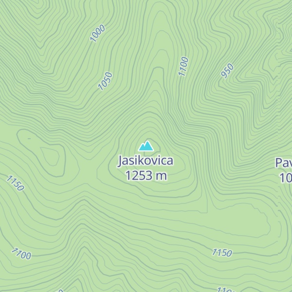 Map of Jasikovica