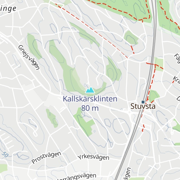 Map of Kallskärsklinten
