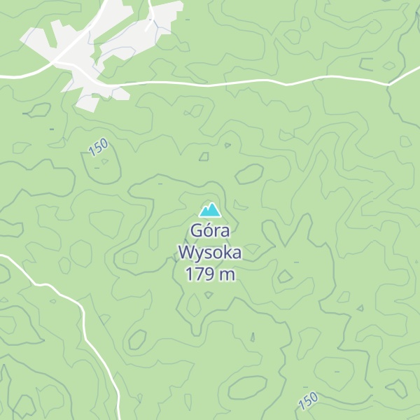 Map of Góra Wysoka