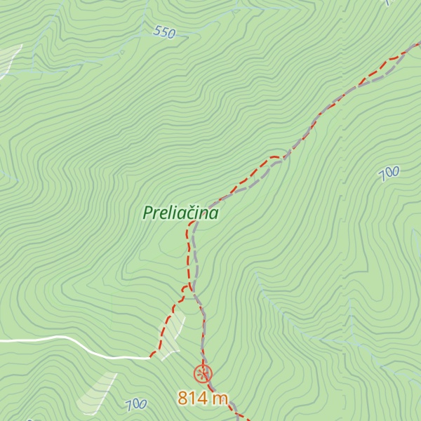 Map of Prieľačina