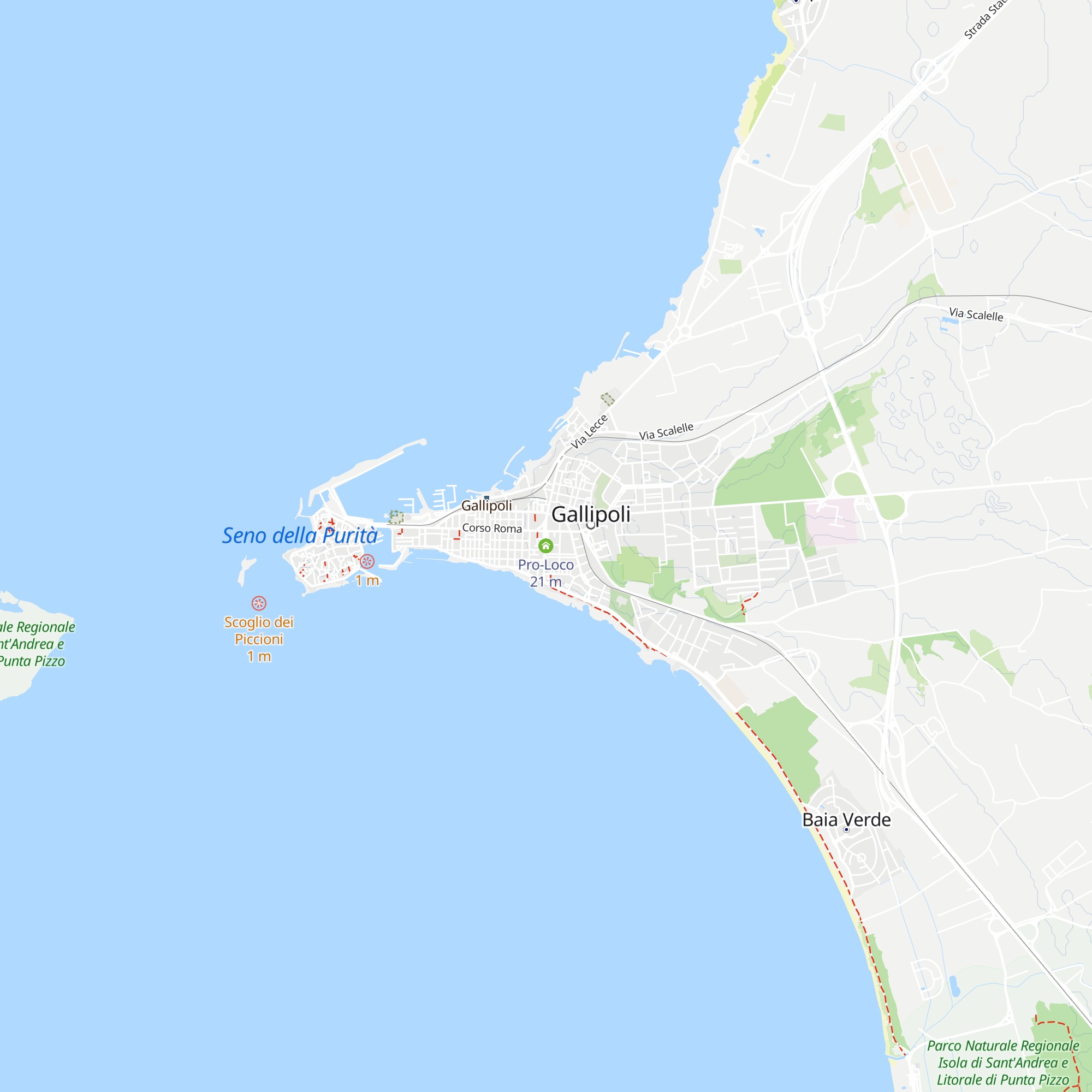 Pro-Loco map