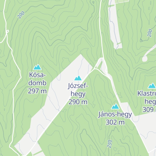 Map of József-hegy