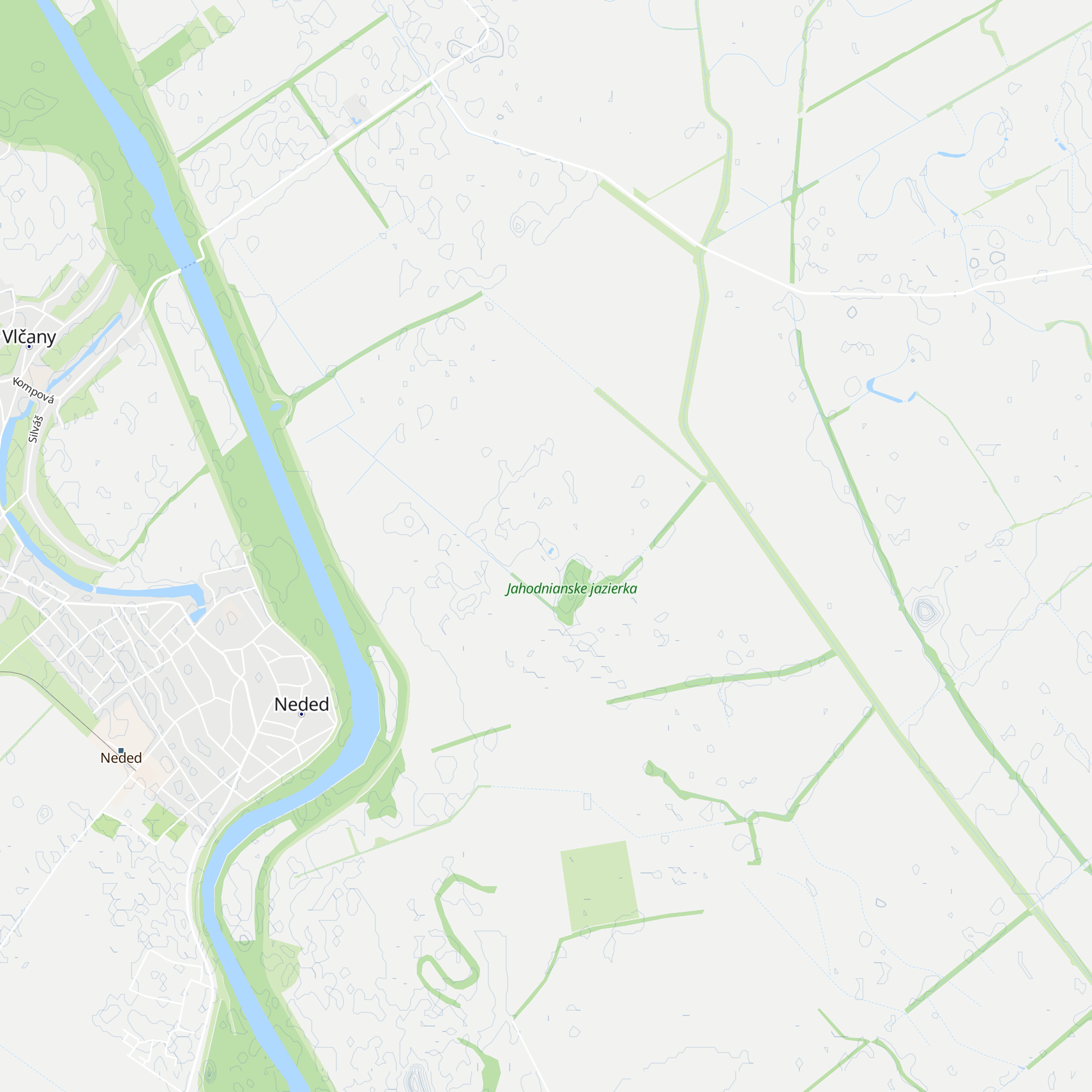 Chata za Váhom map