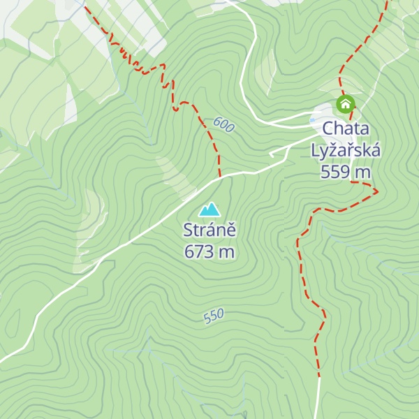 Map of Stráně