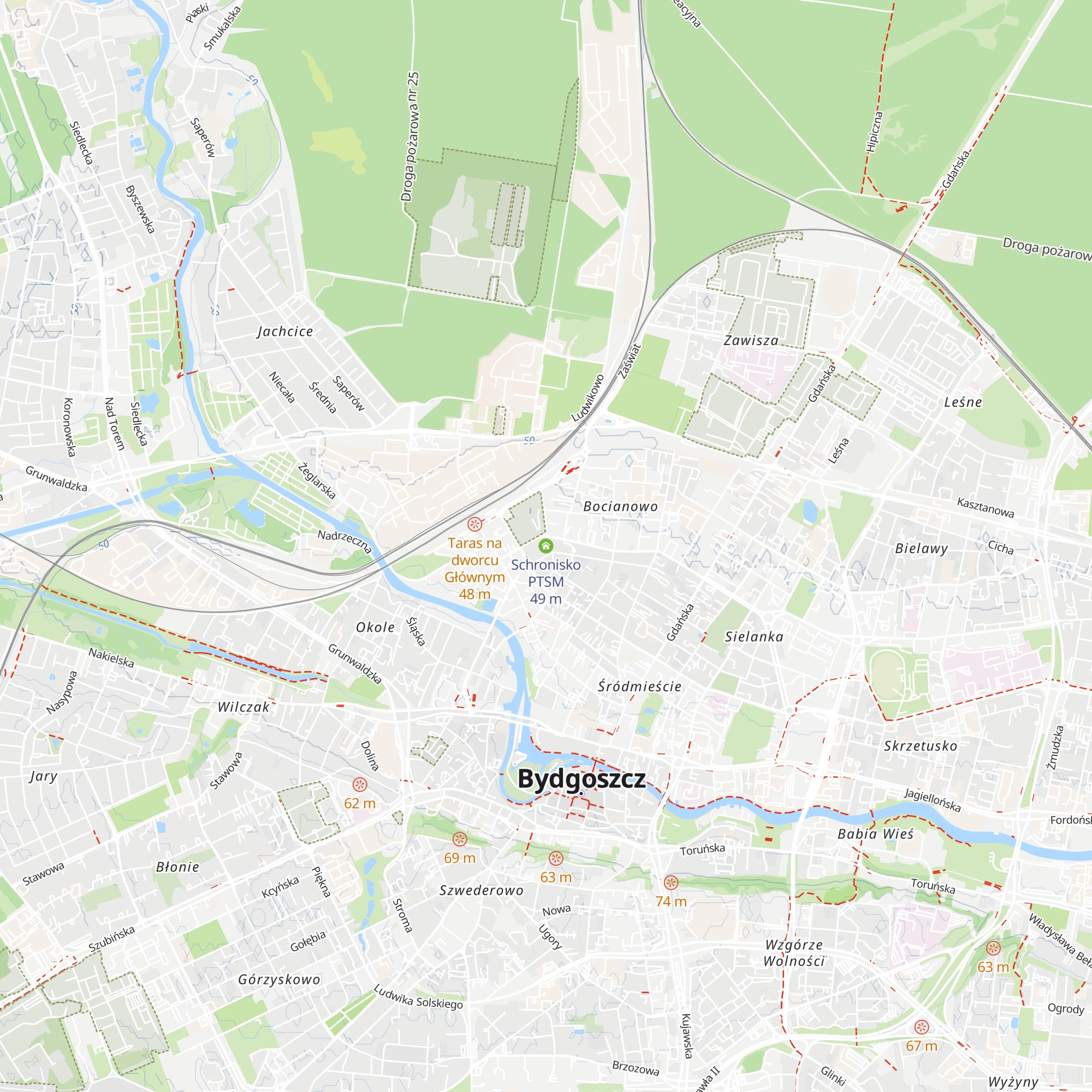 Schronisko PTSM map