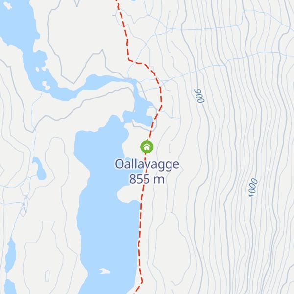Map of Oallavagge