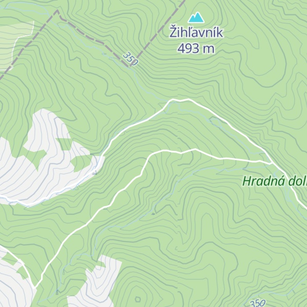 Map of Východná brána