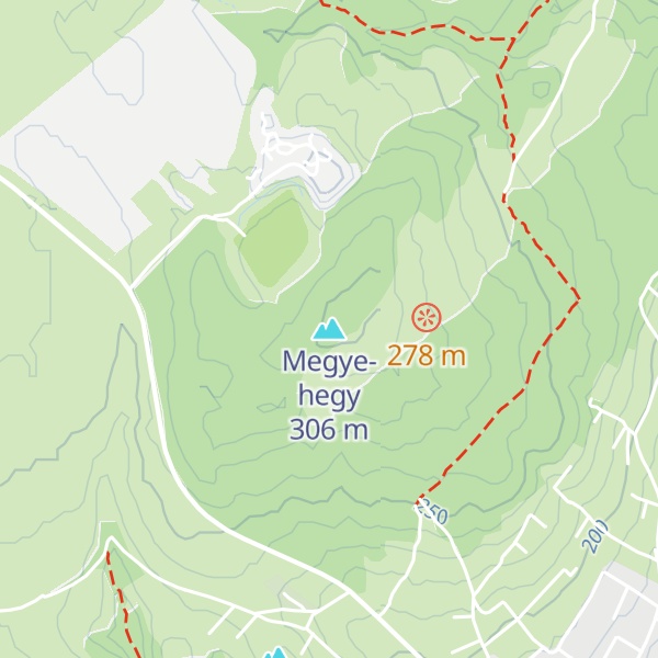 Map of Megye-hegy