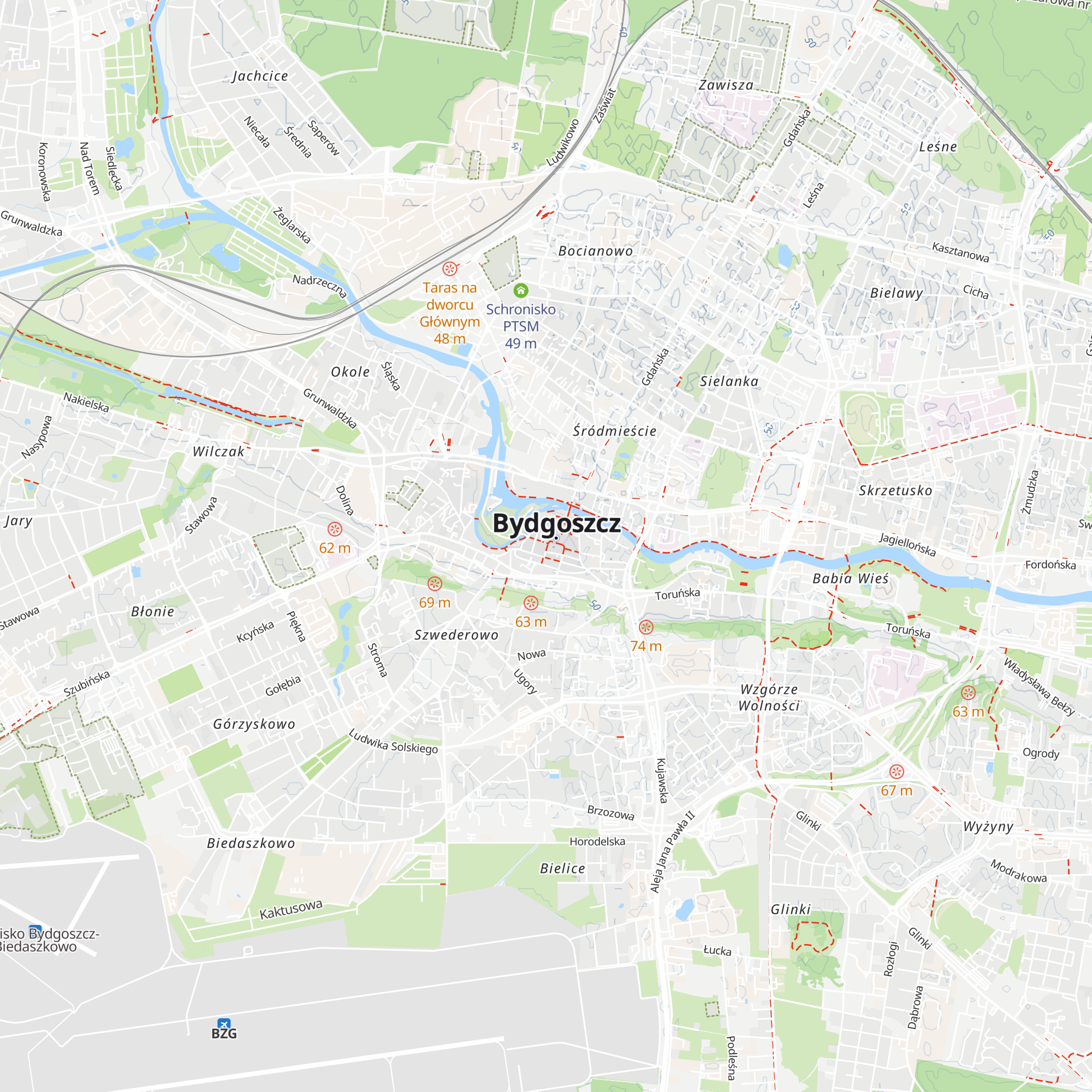 Bydgoszcz Information Centre map