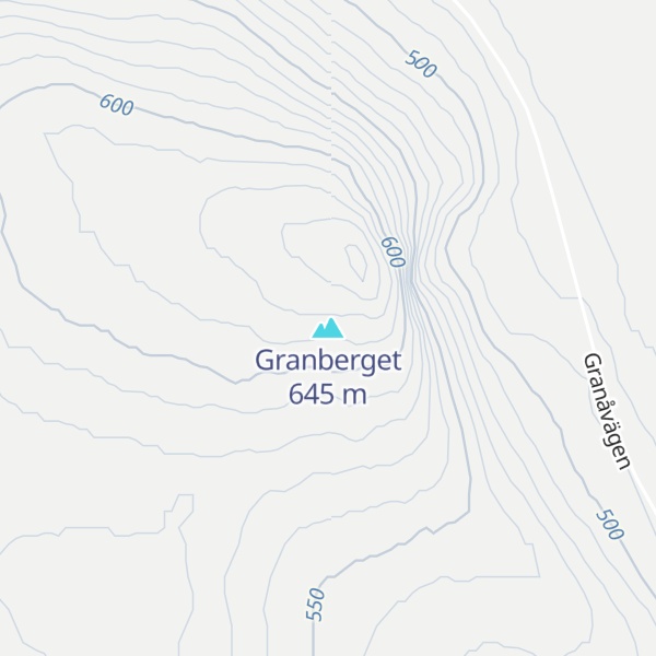 Map of Granberget