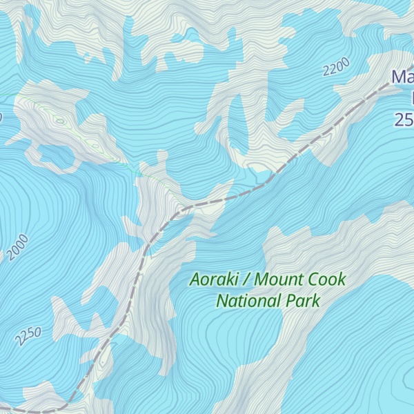 Map of Mount Isabel