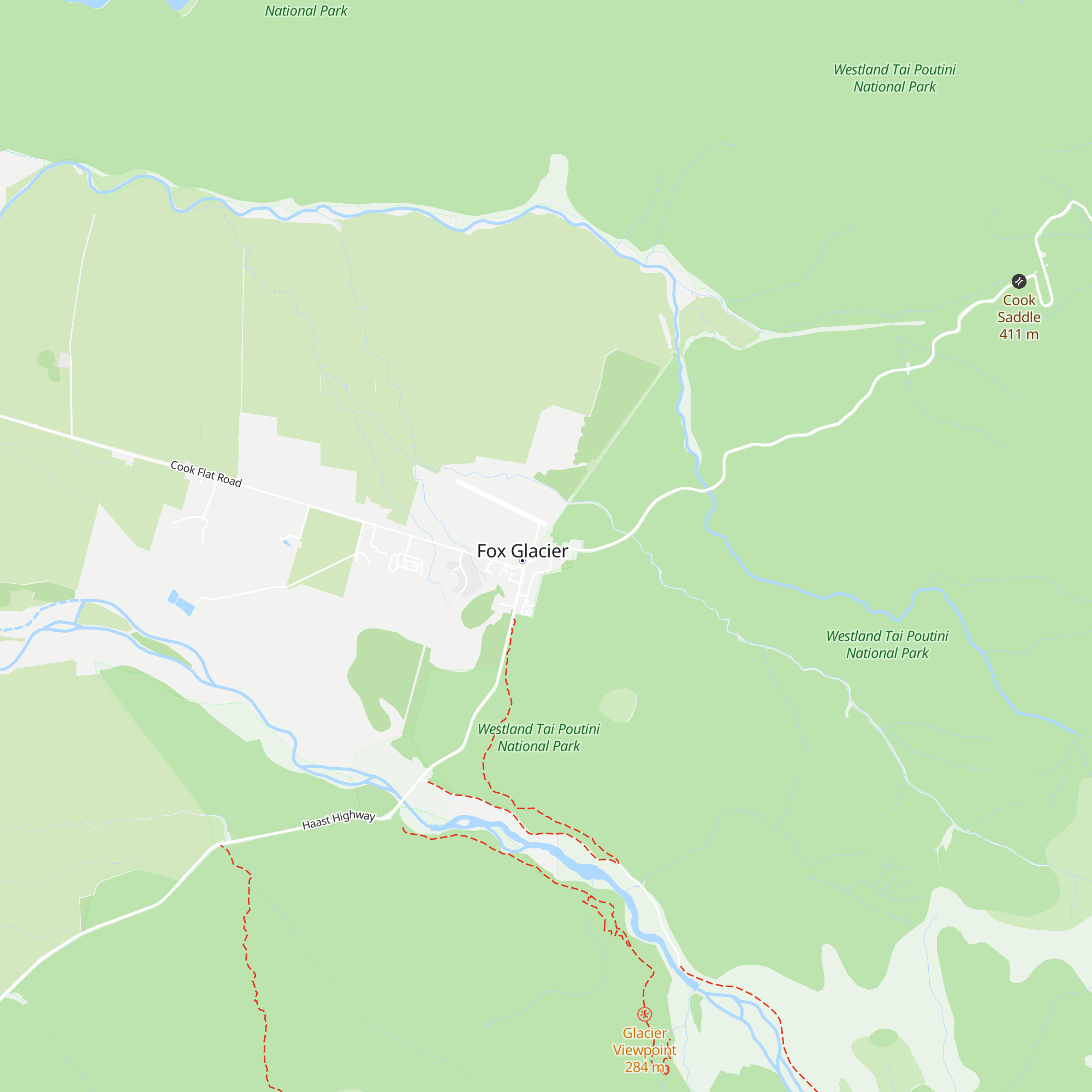 Department of Conservation map