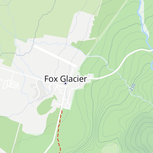 Map of Department of Conservation