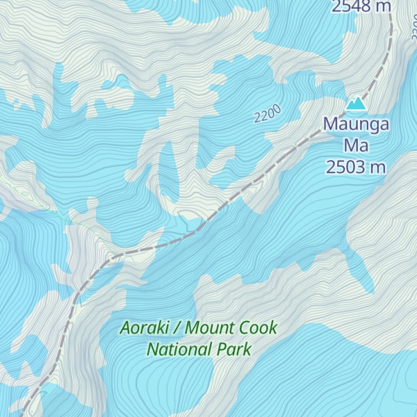 Map of Mount Eric