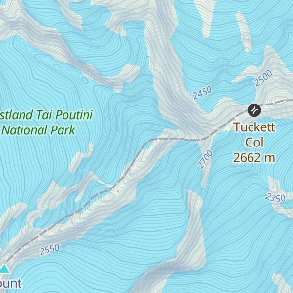 Map of Mount Sefton
