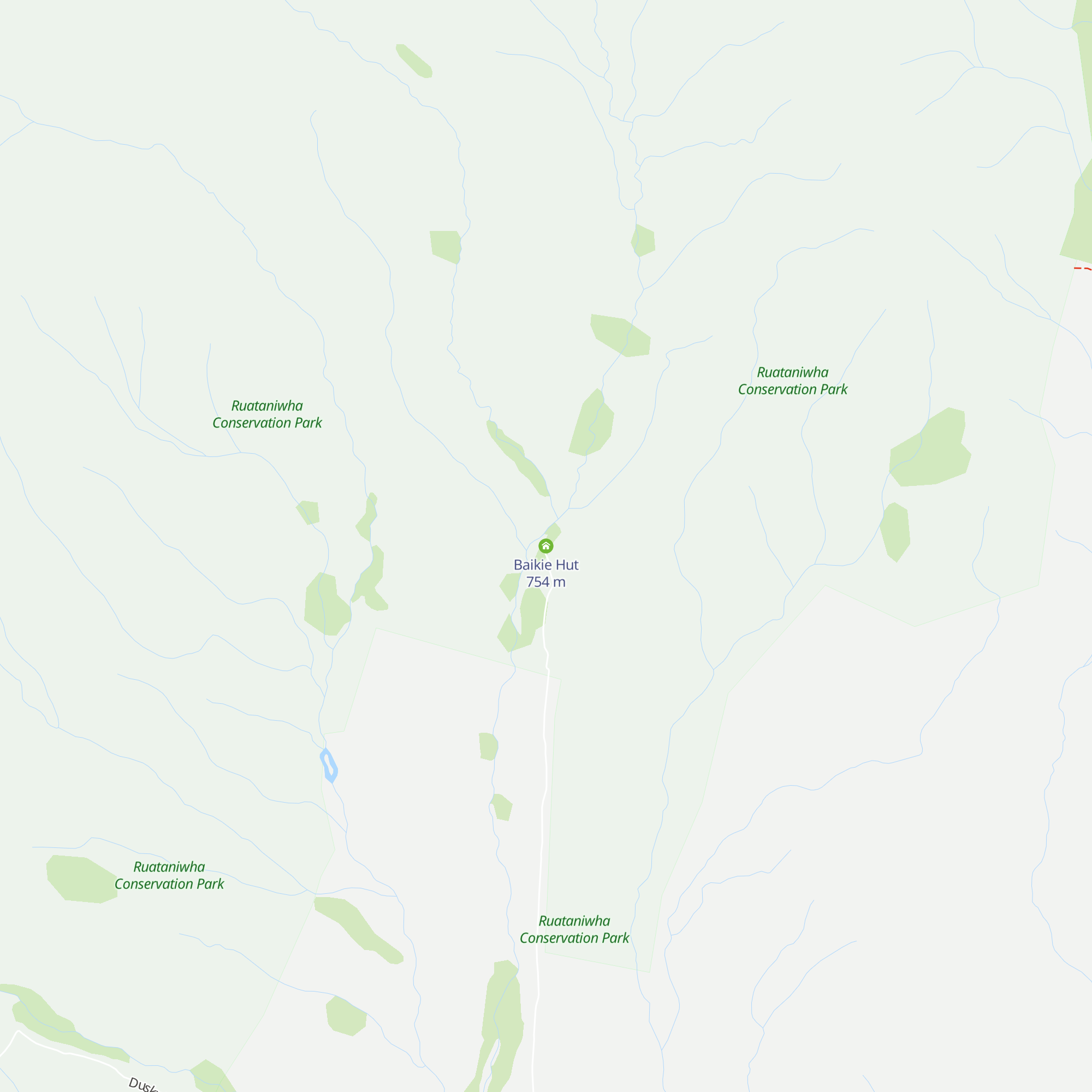 Baikie Hut map