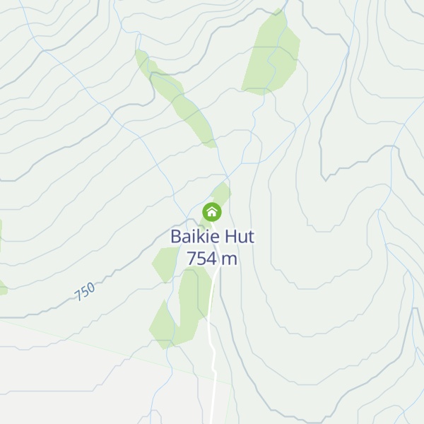 Map of Baikie Hut