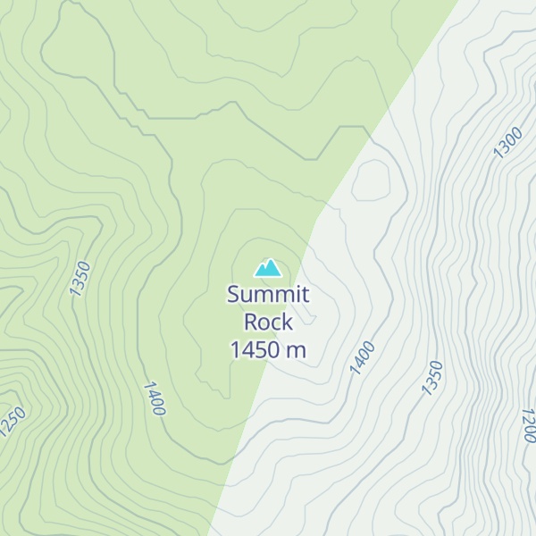Map of Summit Rock