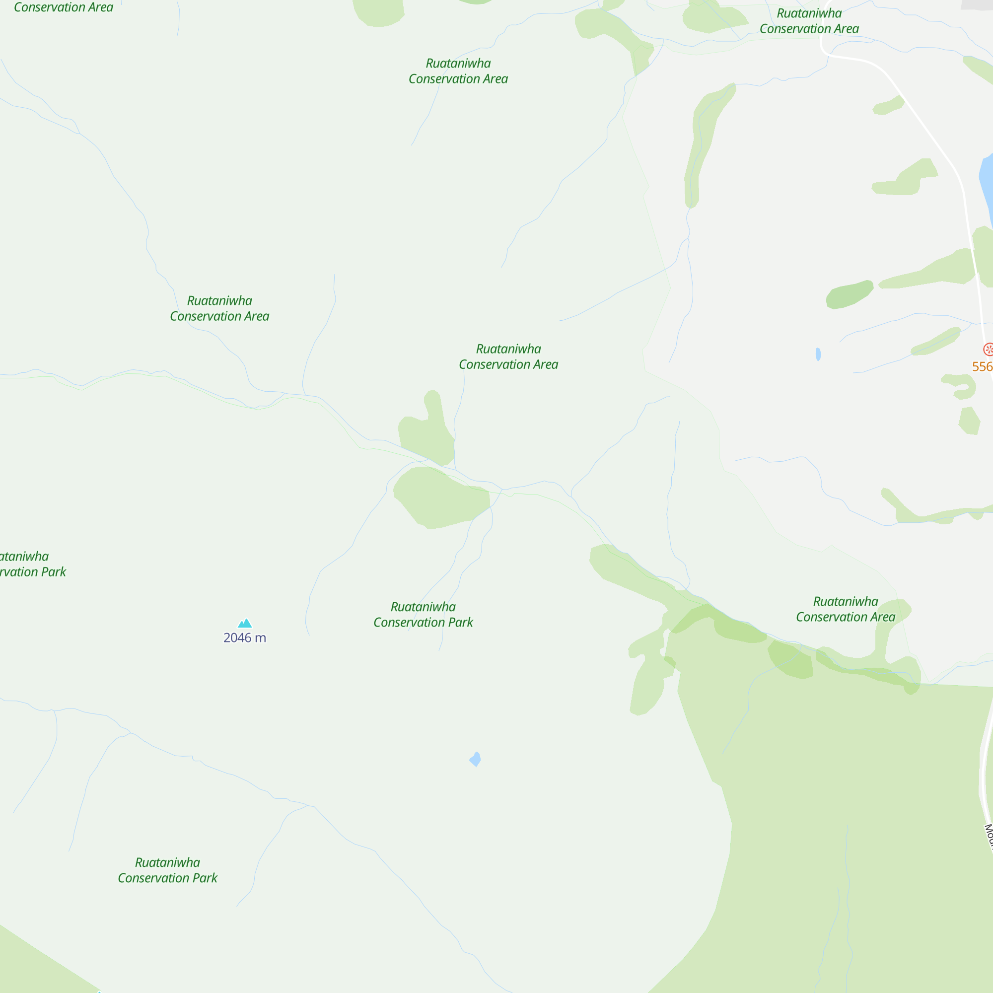 Whale Stream Hut map