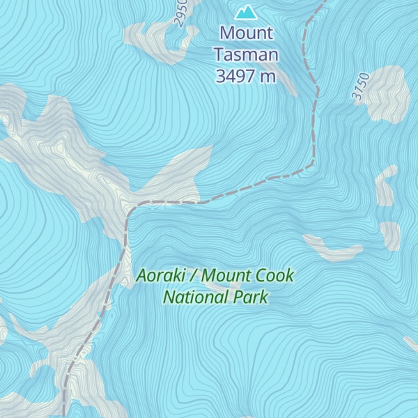 Map of Mount Graham