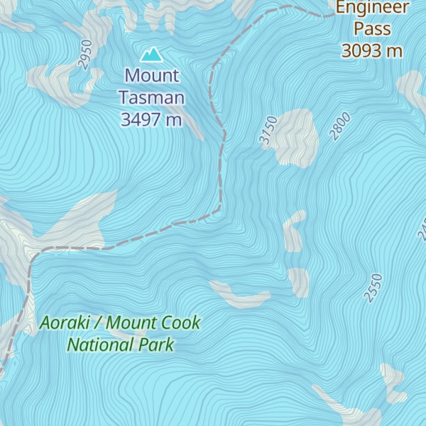 Map of Silberhorn