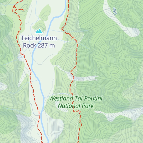 Map of Hende's Hut
