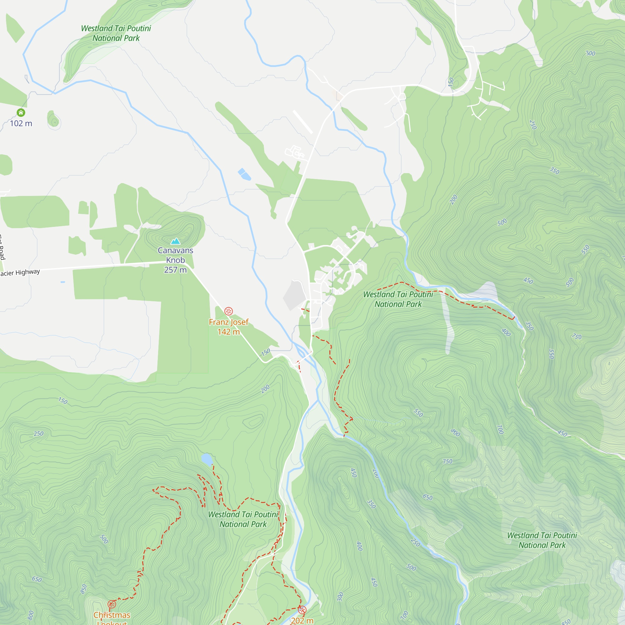 The Helicopter Line map