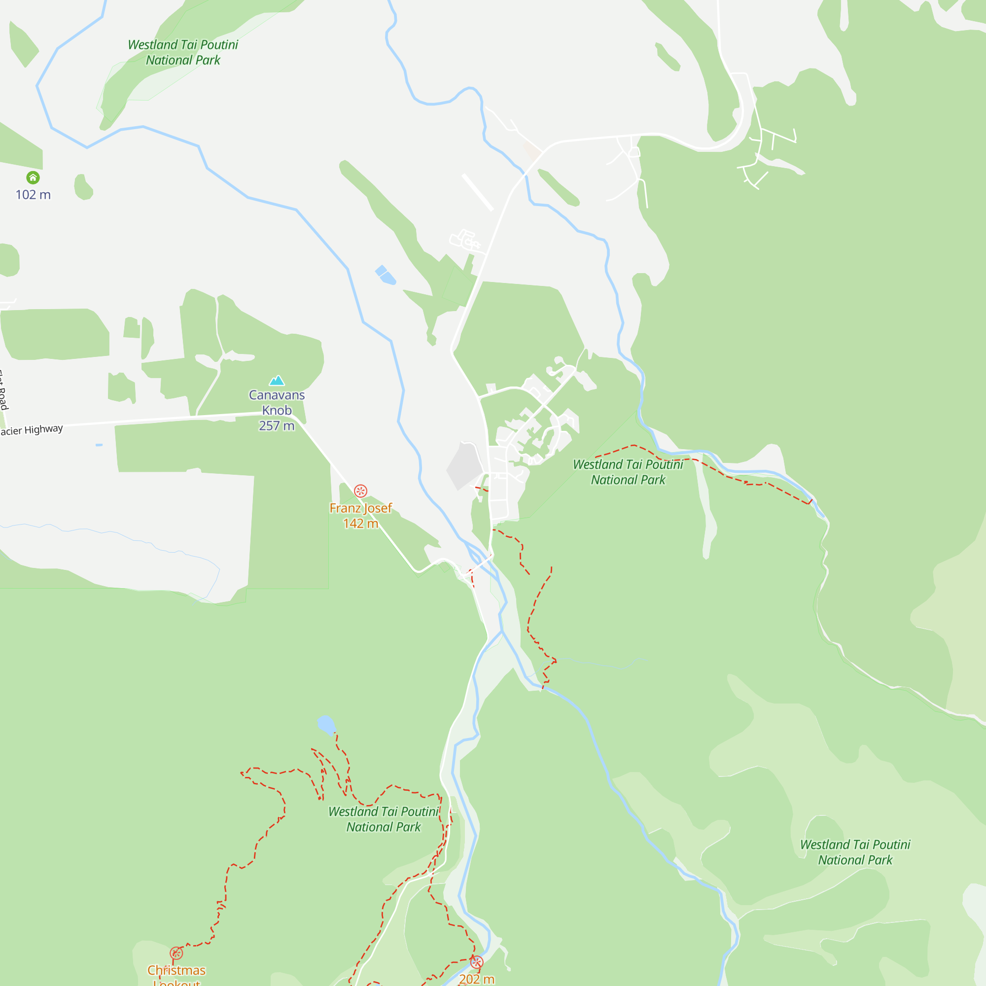 The Helicopter Line map