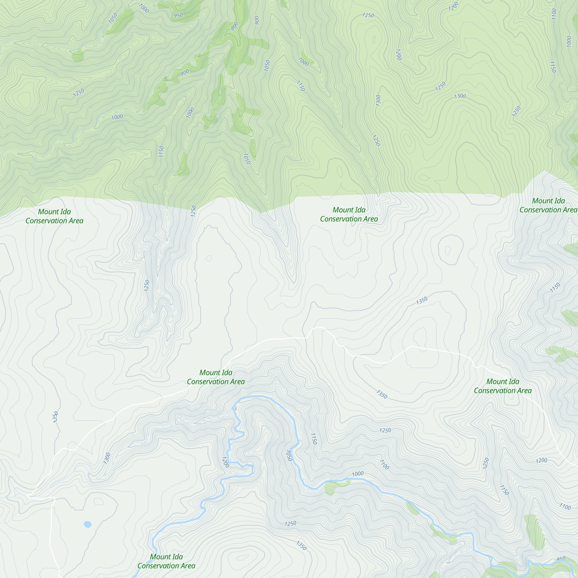 Chimney Creek Hut map
