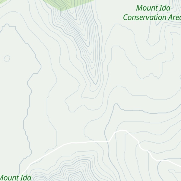 Map of Chimney Creek Hut