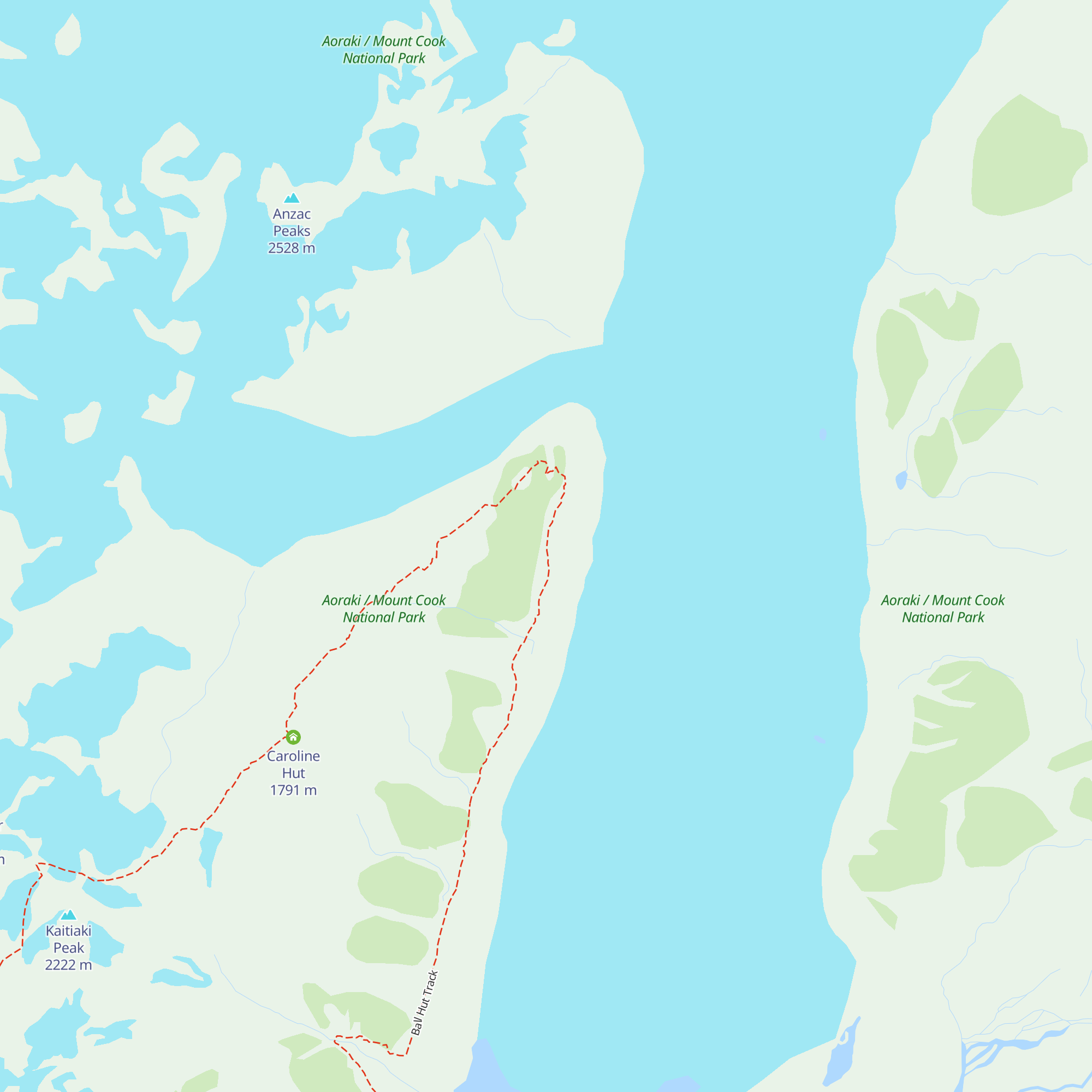 Ball Hut map