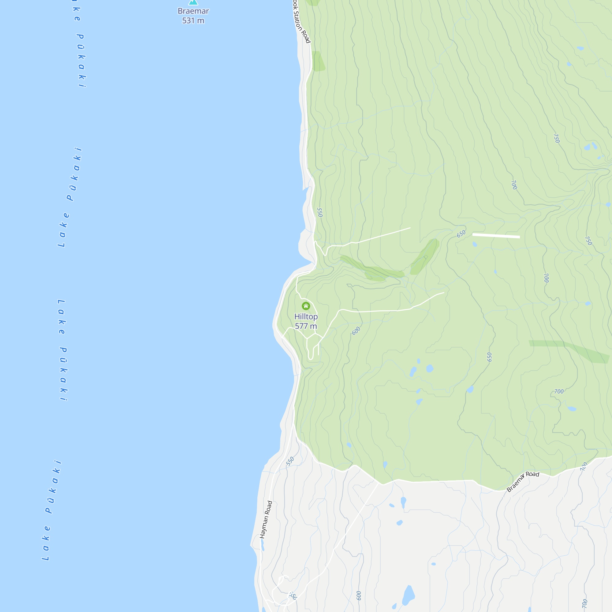 Hilltop map