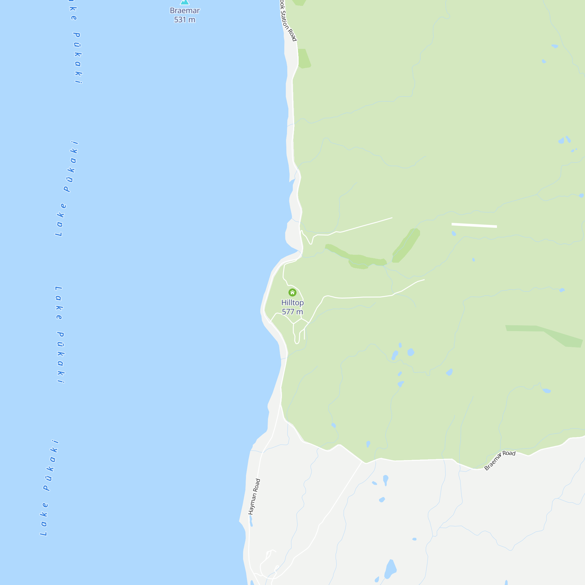 Hilltop map