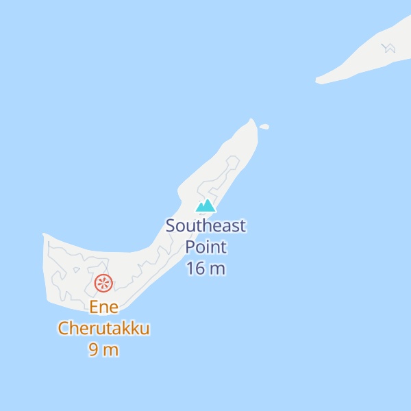 Map of Southeast Point