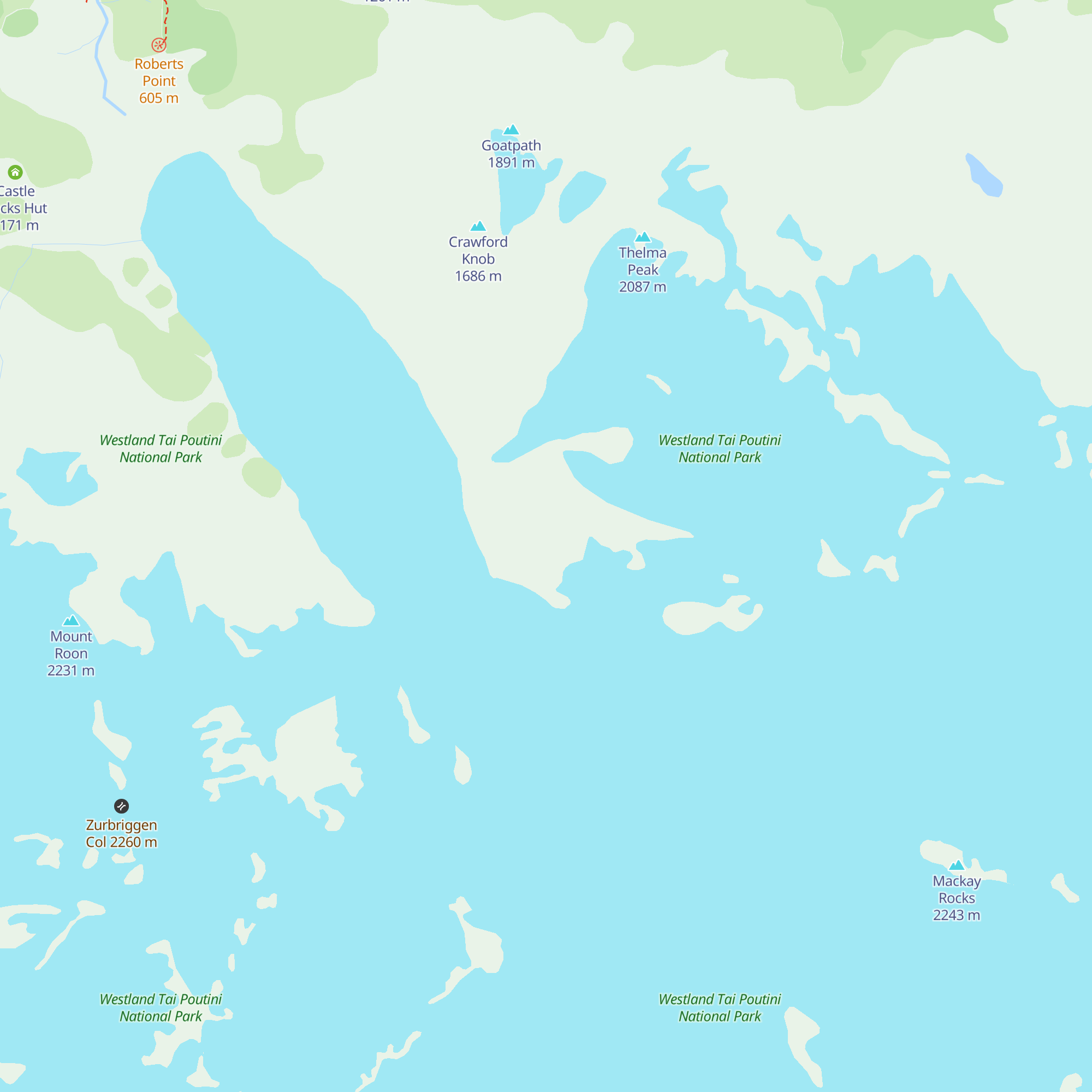 Almer Hut map