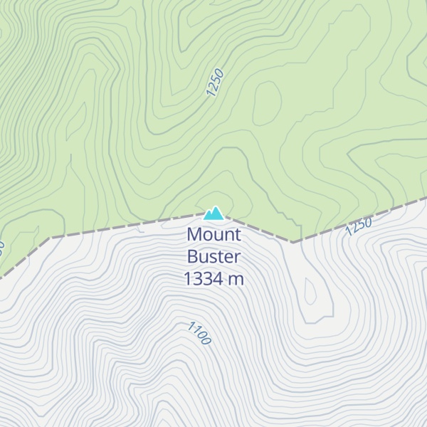 Map of Mount Buster