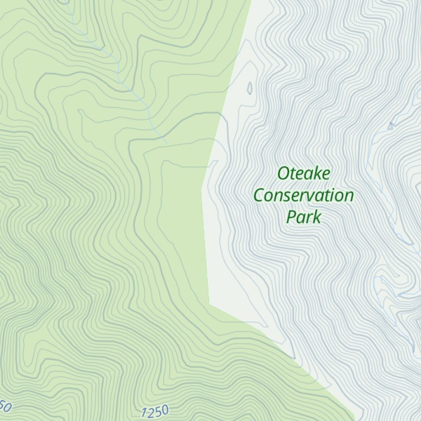 Map of Mount Weta
