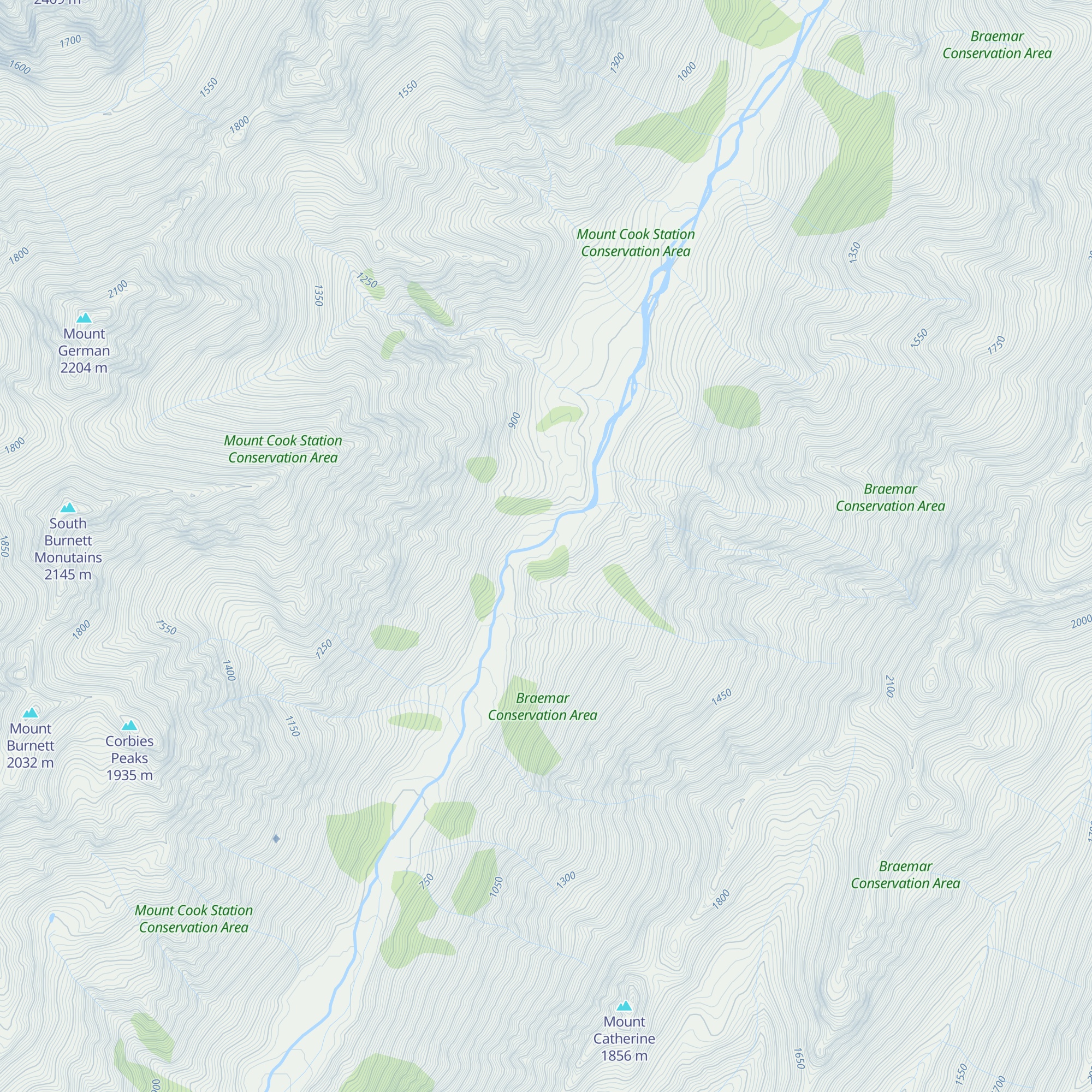 Green Point Hut map