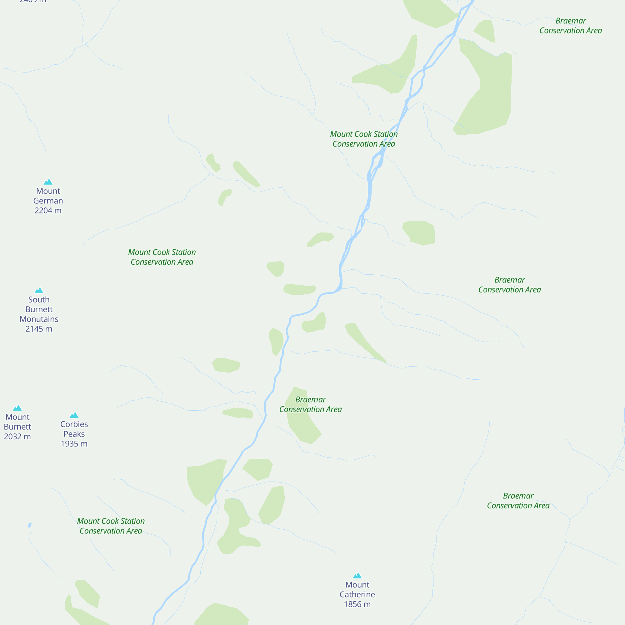 Green Point Hut map