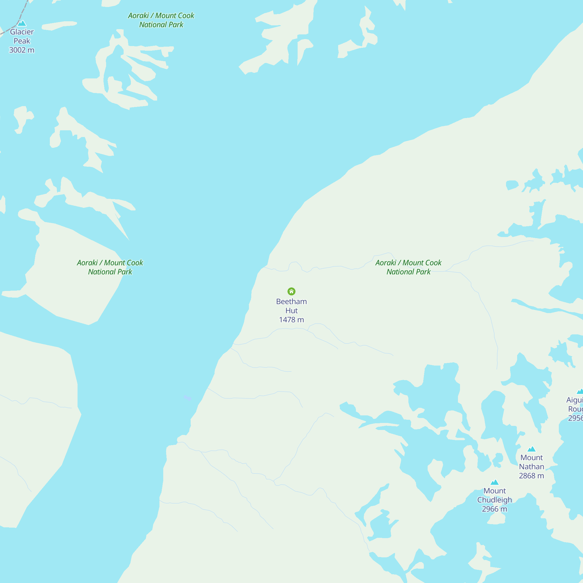 Beetham Hut map