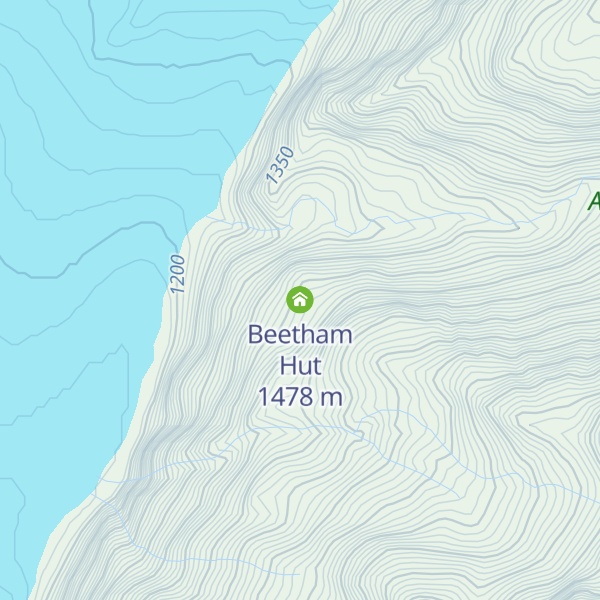 Map of Beetham Hut