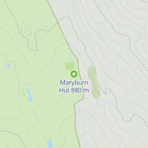 Map of Maryburn Hut