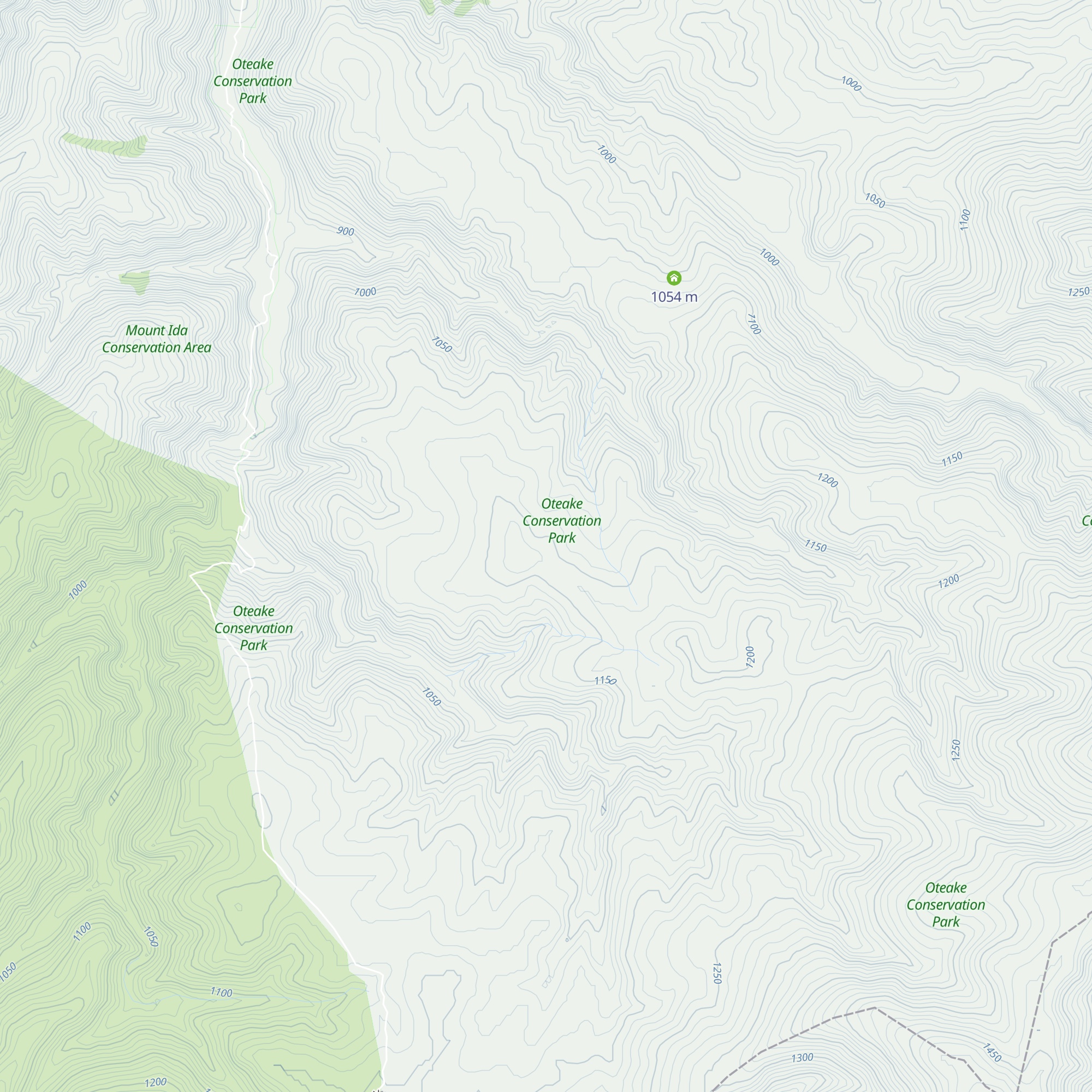 Brown Hut map