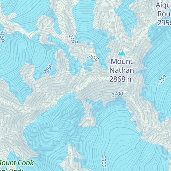 Map of Mount Chudleigh