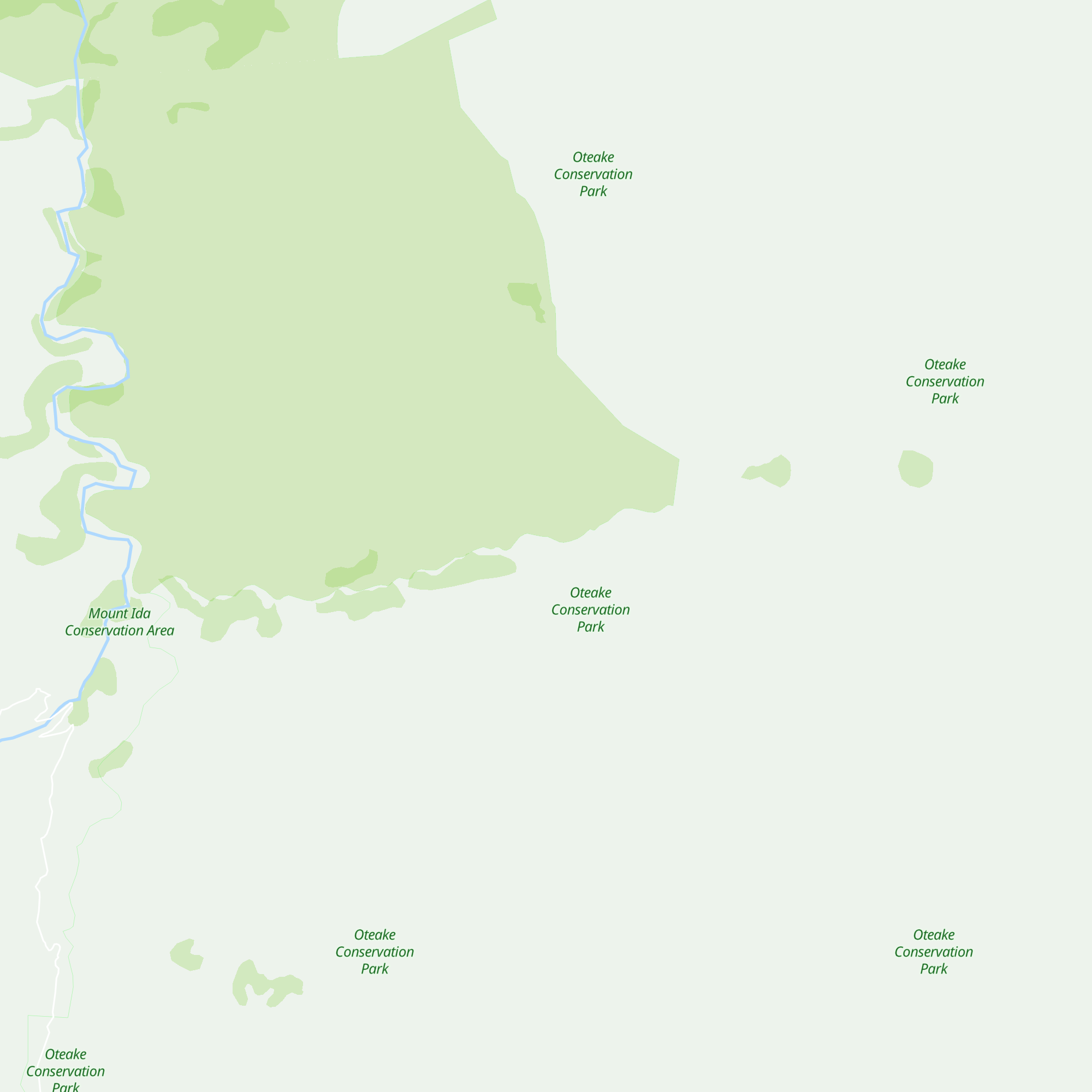 Hut Creek Hut map
