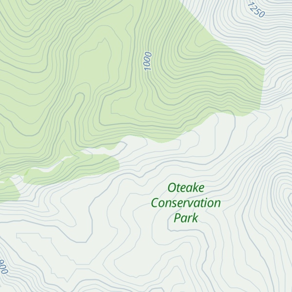 Map of Hut Creek Hut