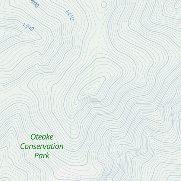Map of Mount Kyeburn